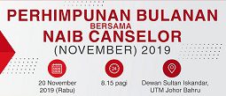 Majlis Perhimpunan Bulanan Bersama Naib Canselor – November 2019