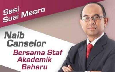 Sesi Suai Mesra Naib Canselor Bersama Staf Akademik Baharu