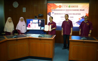 Memorandum of Understanding (MoU) signing ceremony between UTM & EDESS Education Development and Solutions Specialist SDN.BHD.