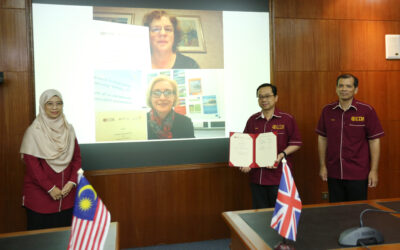 Memorandum of Understanding (MoU) signing ceremony between UTM & Aberystwyth University & Aberystwyth Innovation and Enterprise Campus