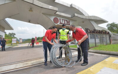 Penutupan pintu masuk UTM