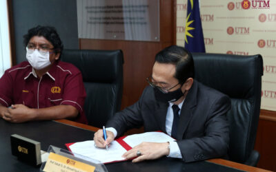 Memorandum Persefahaman (MoU) Universiti Teknologi Malaysia (UTM) Bersama Jabatan Tanah Dan Survei, Negeri Sarawak