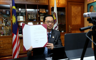 Majlis Menandatangani Persefahaman (MoU) Antara Universiti Teknologi Malaysia (UTM) Dengan National Institute of Technology (NIT), Kagoshima College, Japan