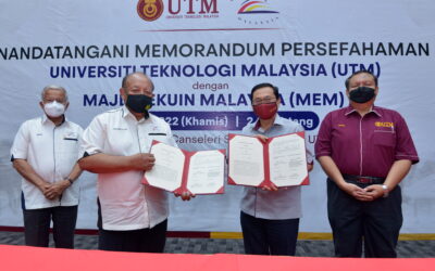 Majlis Menandatangani Memorandum Persefahaman UTM Dengan Majlis Ekuin Malaysia