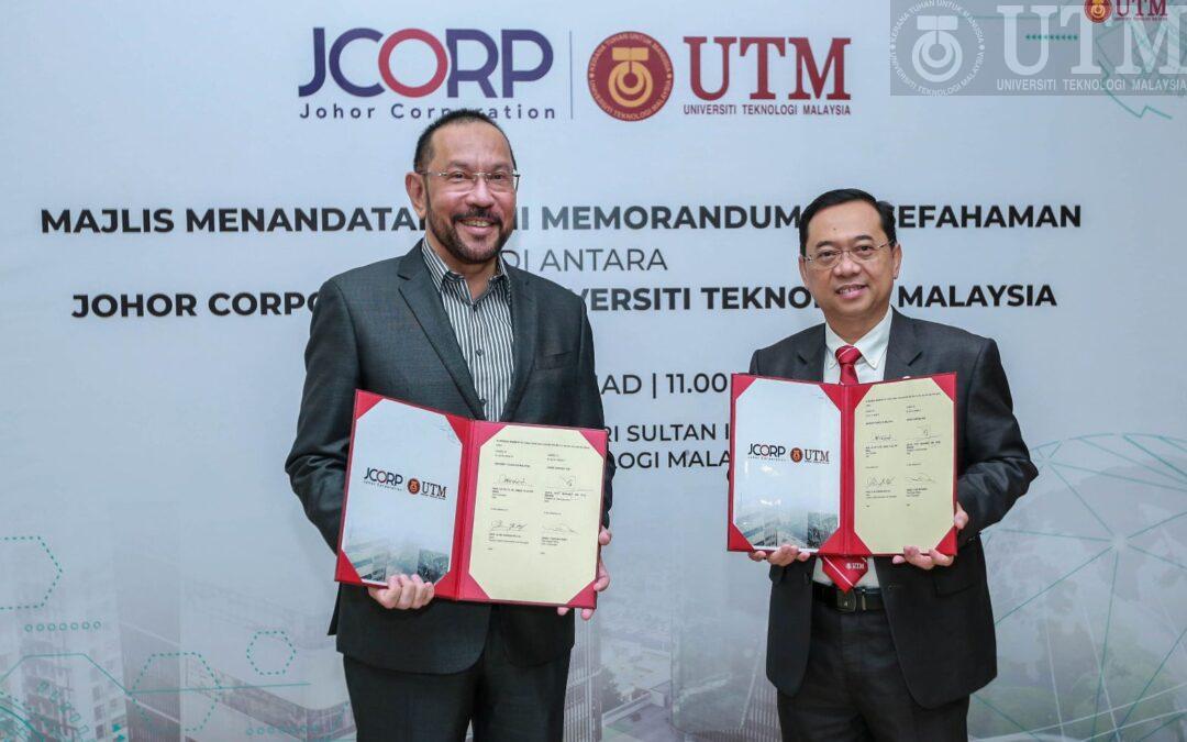 Majlis Menandatangani Memorandum Persefahaman Antara Johor Corporation (JCORP) & Universiti Teknologi Malaysia (UTM)