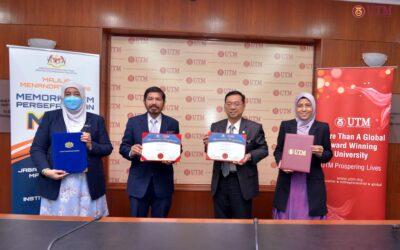 Majlis Menandatangani Memorandum Persefahaman (MoU) Antara Universiti Teknologi Malaysia (UTM) Dengan Jabatan Perangkaan Malaysia (DOSM)