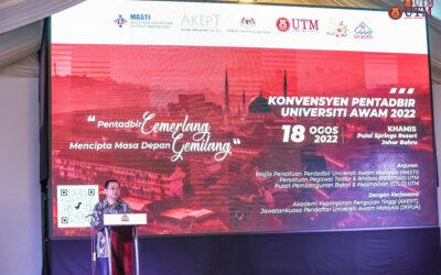 Majlis Perasmian Konvensyen Pentadbir Universiti Awam 2022