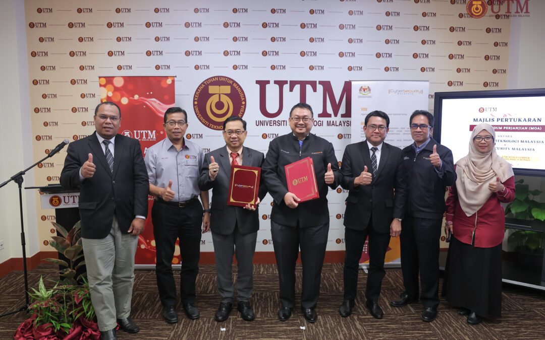 MoA Di antara UTM dan Cybersecurity Malaysia