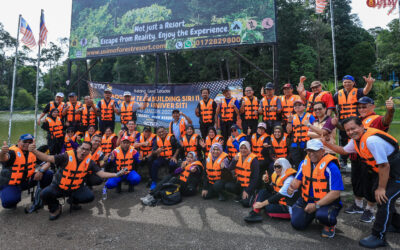 19.01.2023 : Program Team Building Pentadbir Universiti (Senam Aerobik & Treasure Hunt And Survival – Flying Fox – Lake Crossing – Rakit – Reflection Session Lavel 1). 18-20 Januari 2023 USIMA Forest Resort, Ayer Keroh Melaka