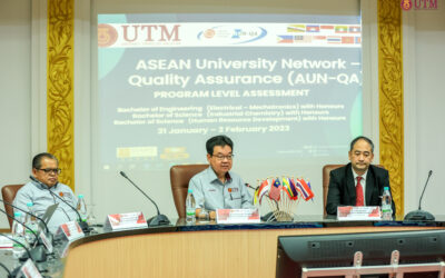 31.01.2023 : Asean University Network-Quality Assessment (AUN-QA) Tempat : Bangunan Canseleri Sultan Ibrahim, UTM Johor Bahru.