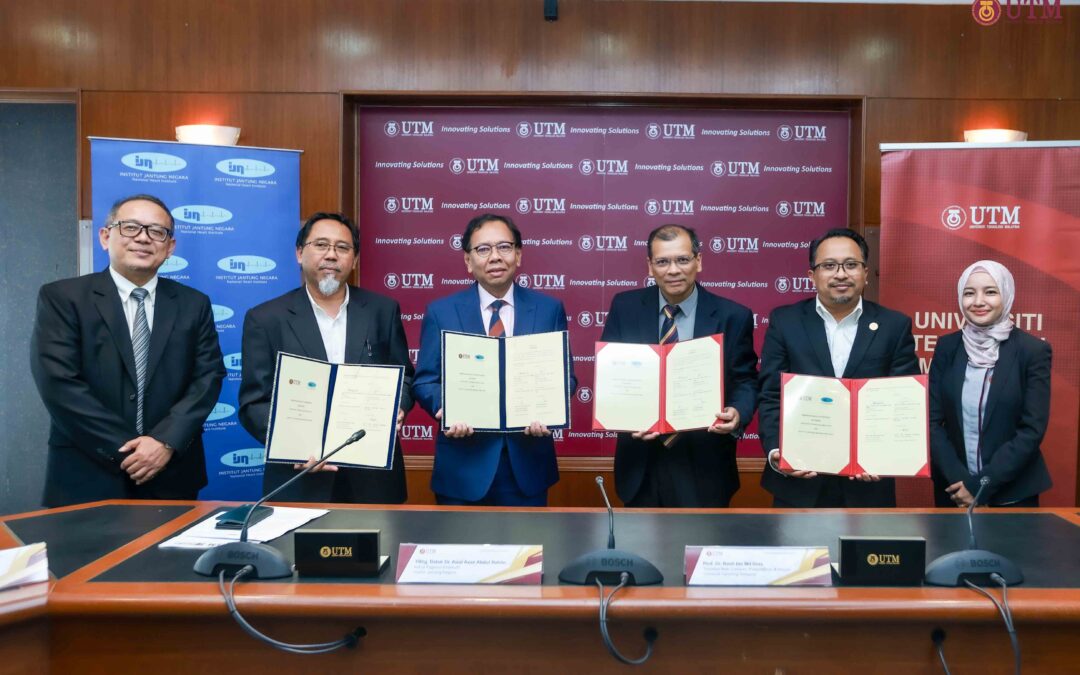 Majlis Menandatangani Memorandum Perjanjian (MoA) Dan Memorandum Persefahaman (MoU) Universiti Teknologi Malaysia (UTM) – Institut Jantung Negara (IJN)