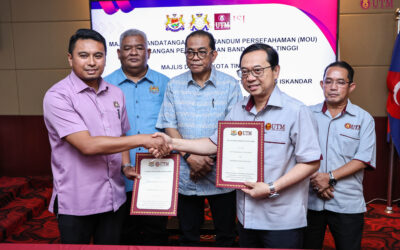 Majlis Menandatangani Memorandum Persefahaman (MoU) Perancangan Pembangunan Bandar Kota Tinggi – Majlis Daerah Kota Tinggi – UTM-ISI