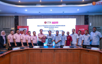 Majlis Penandatanganan Memorandum Persefahaman (MoU) Antara Universiti Teknologi Malaysia (UTM) Dengan ACSON Malaysia Sales & Servis Sdn. Bhd.