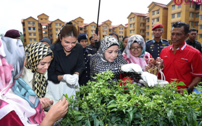 Lawatan Raja Permaisuri Agong ke Bangsa Johor Bahagia
