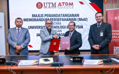 Majlis Penandatanganan MoU UTM dan Jabatan Tenaga Atom Malaysia